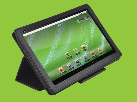 Lederh&uuml;lle als Halter des 10-Z&ouml;llers